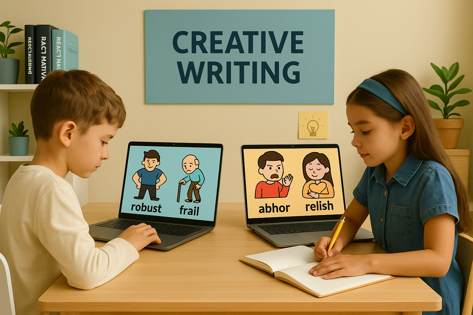 Enhancing creative writing abilities