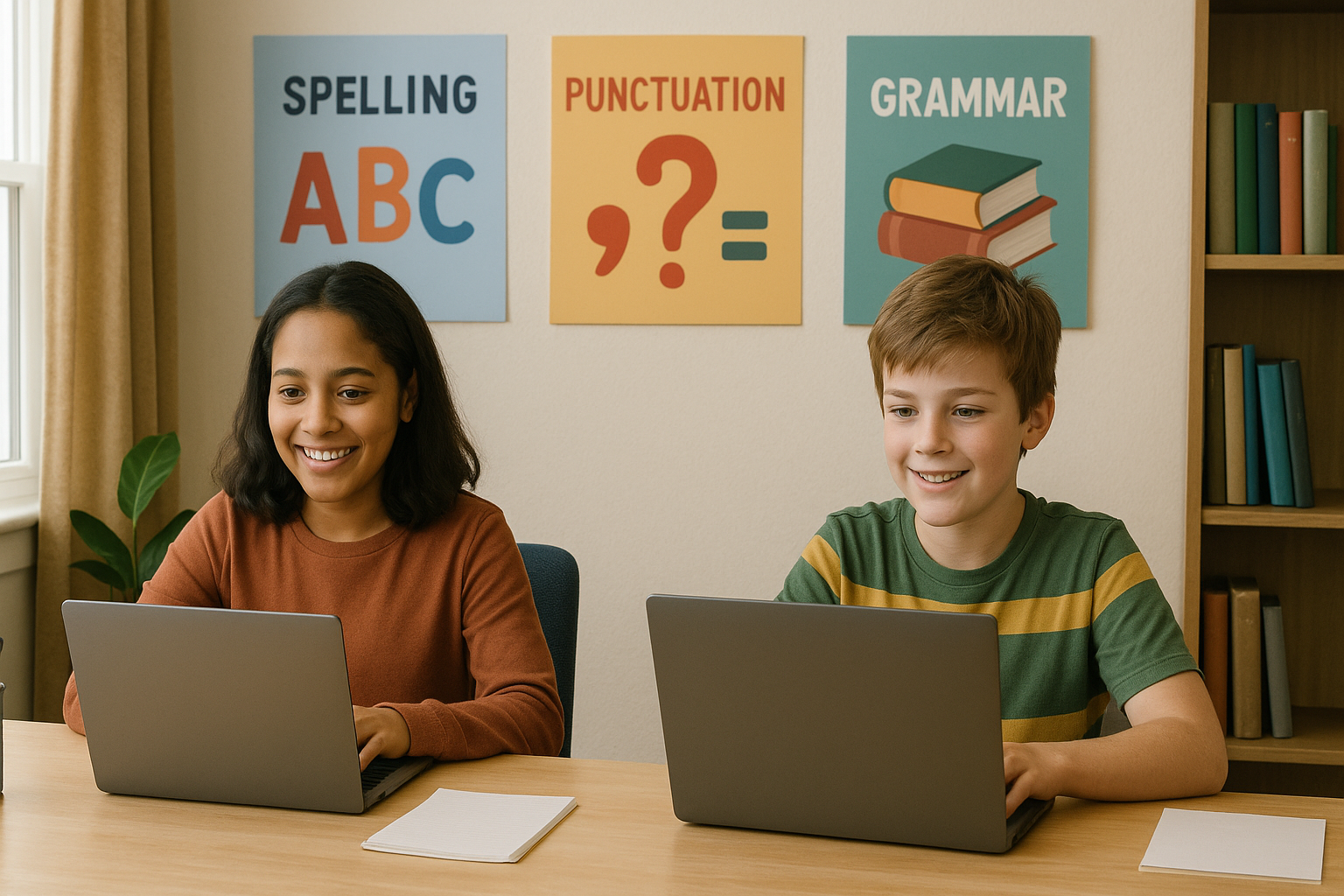 Learning Spelling, Punctuation, and Grammar rules